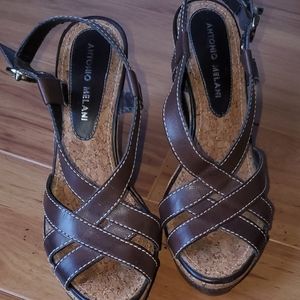 Antonio Melani, wedge heels, 6 1/2